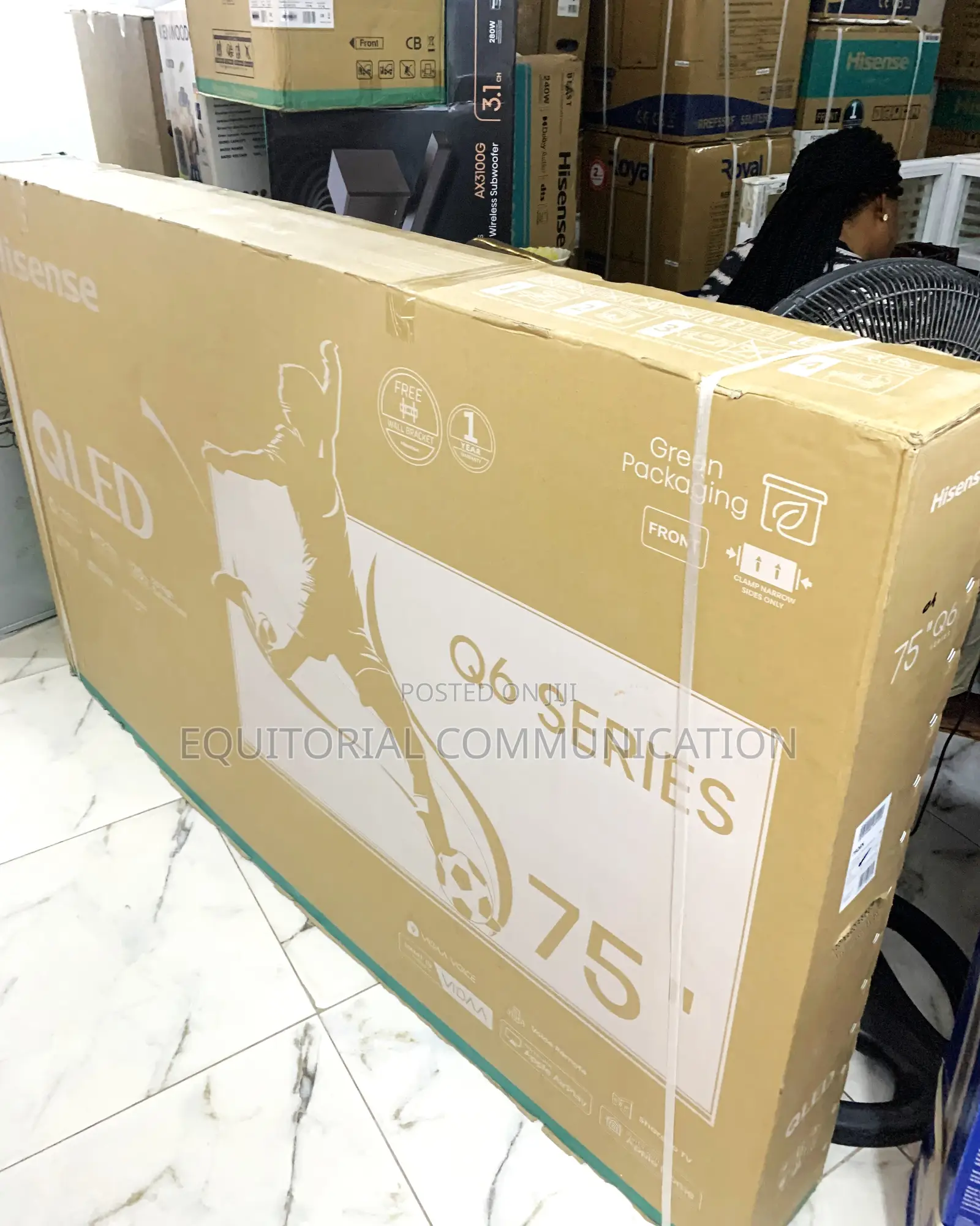 Immersive Entertainment Starts With Hisense Qled 75"