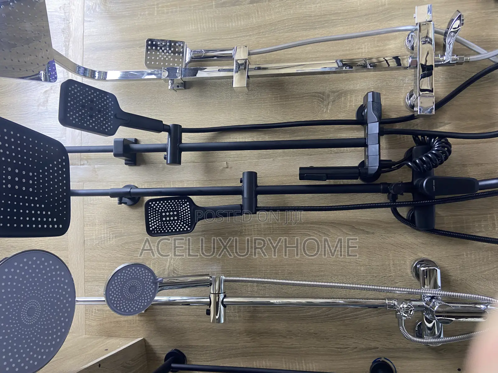 Pure Black Mixer Shower