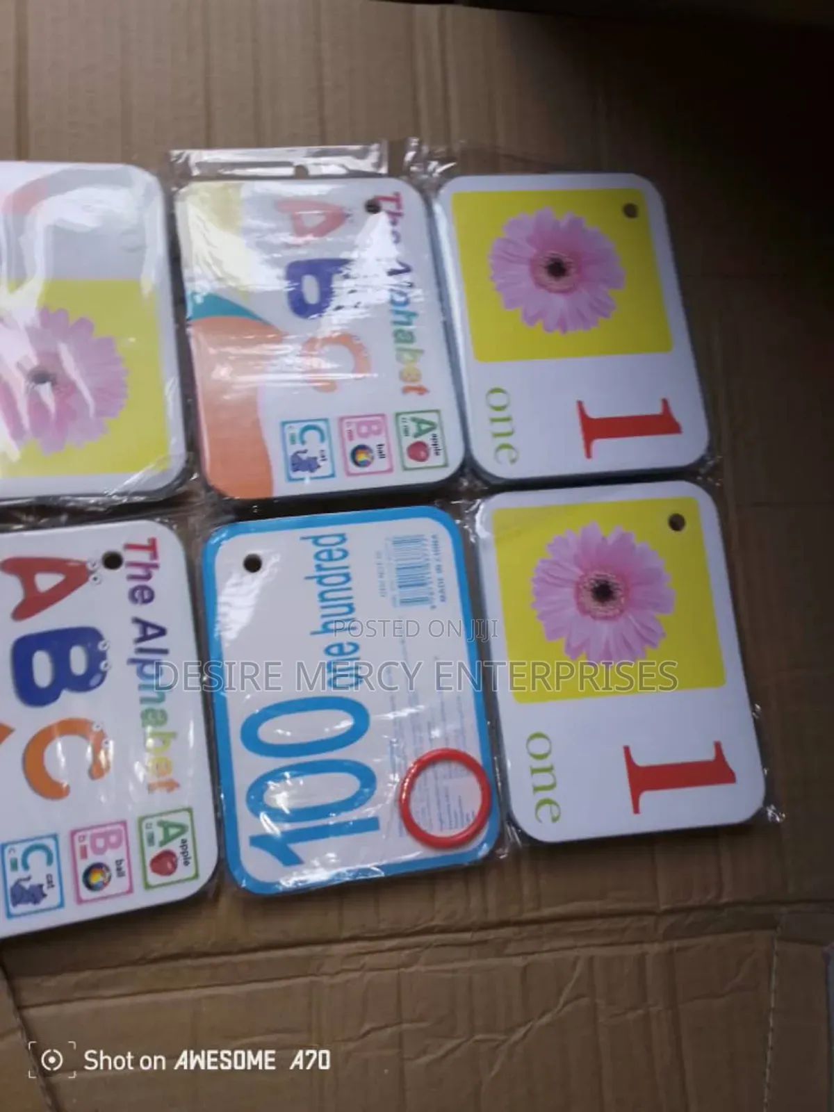 Numbers Alphabets Flashcards