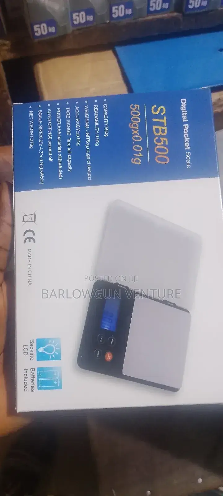Digital Pocket Scale STB 500x0.01g
