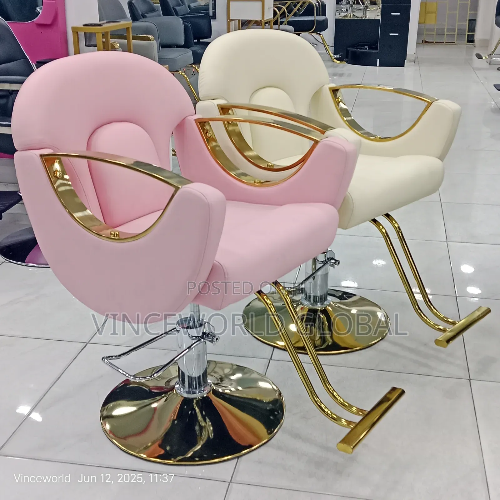 Pink Salon Chair 935c