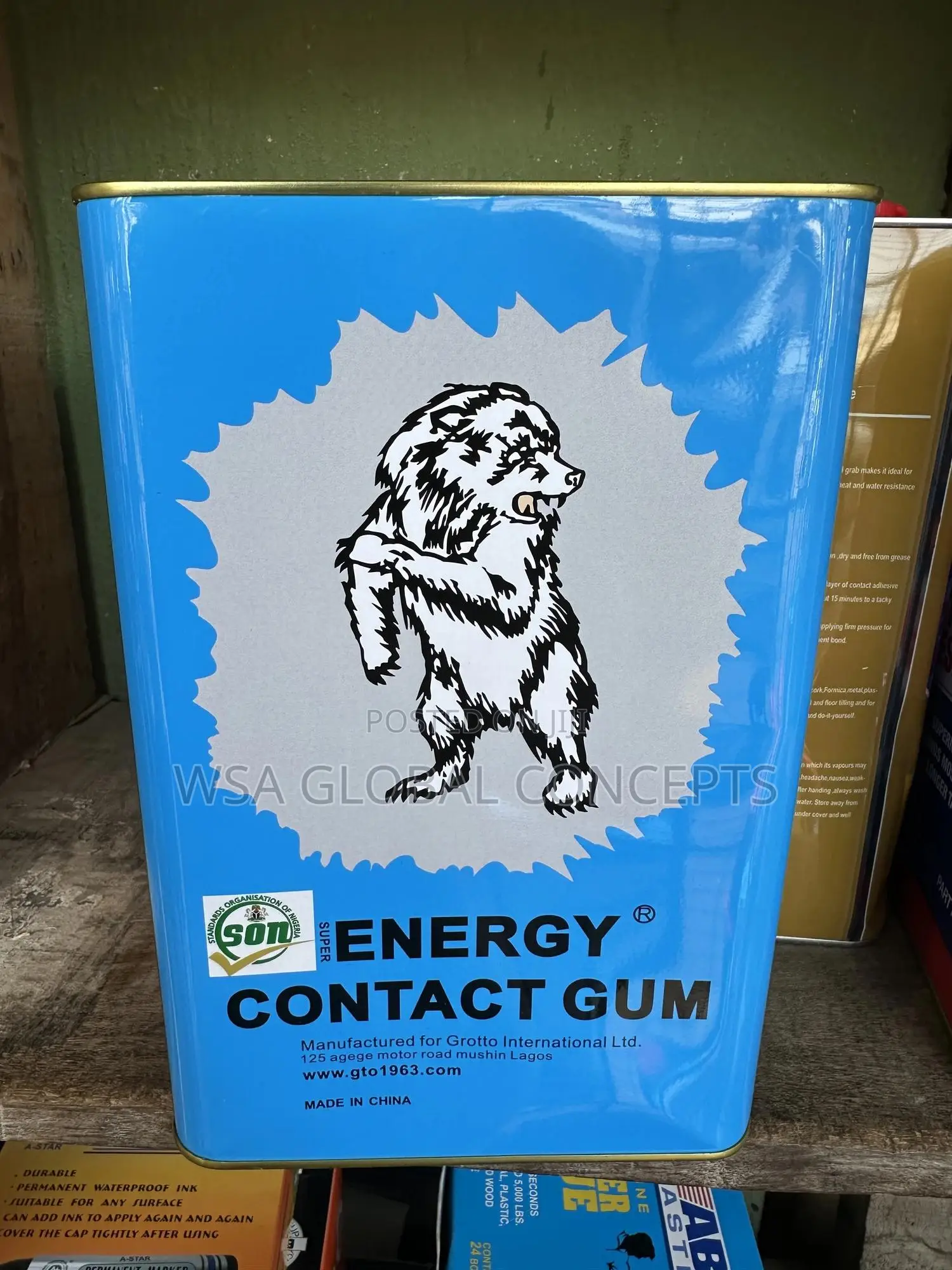 3kg Energy Contact Adhesive Gum
