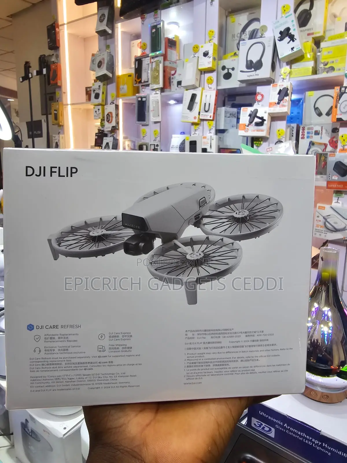Dji Flip Drone With Digital Rc Controller