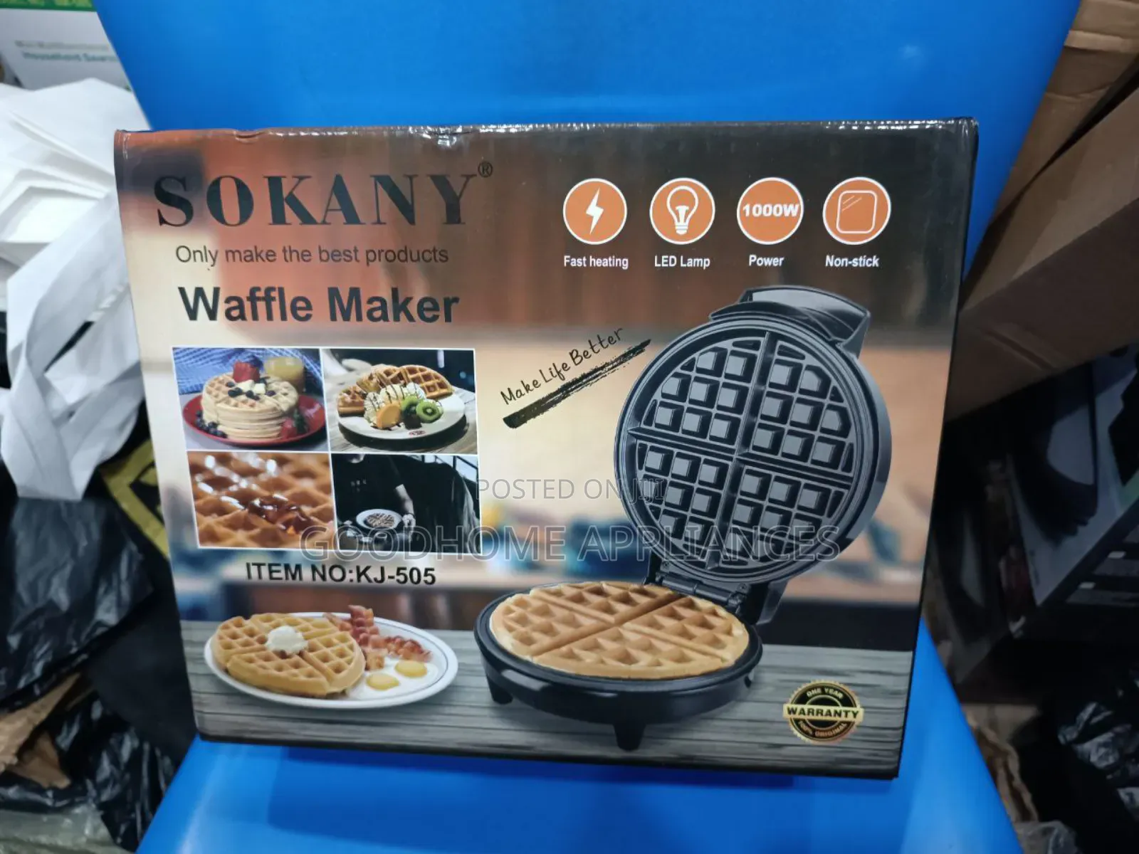 Sokany Round Waffle Maker