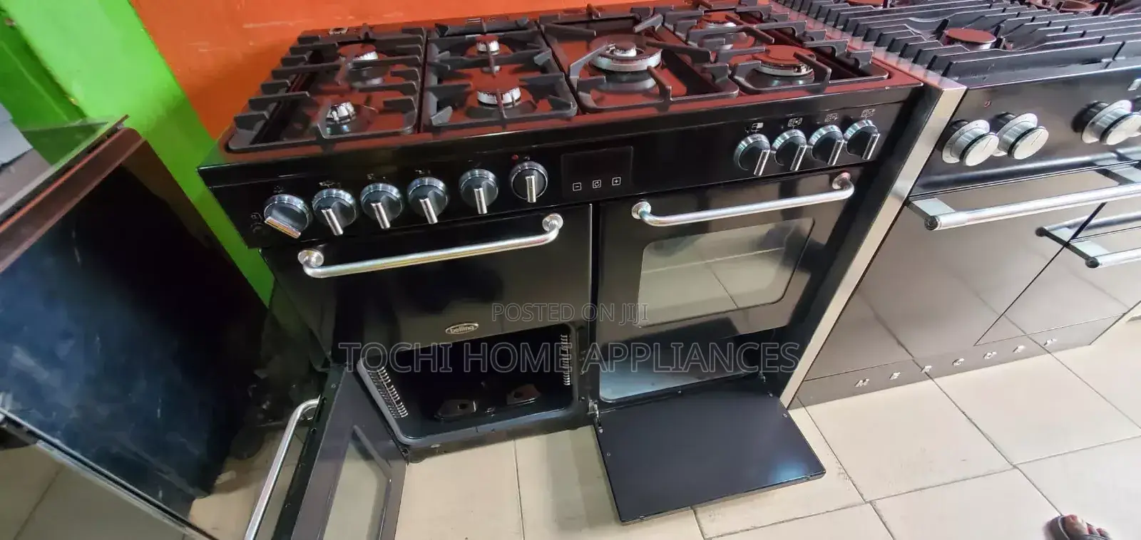 7 Burners Industrial Standing Gas Cooker
