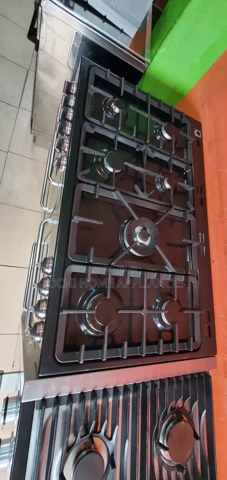 7 Burners Industrial Standing Gas Cooker