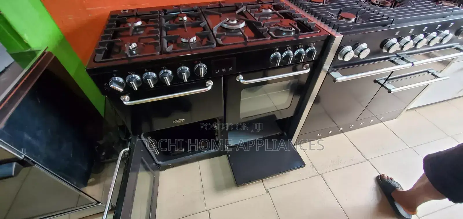 7 Burners Industrial Standing Gas Cooker
