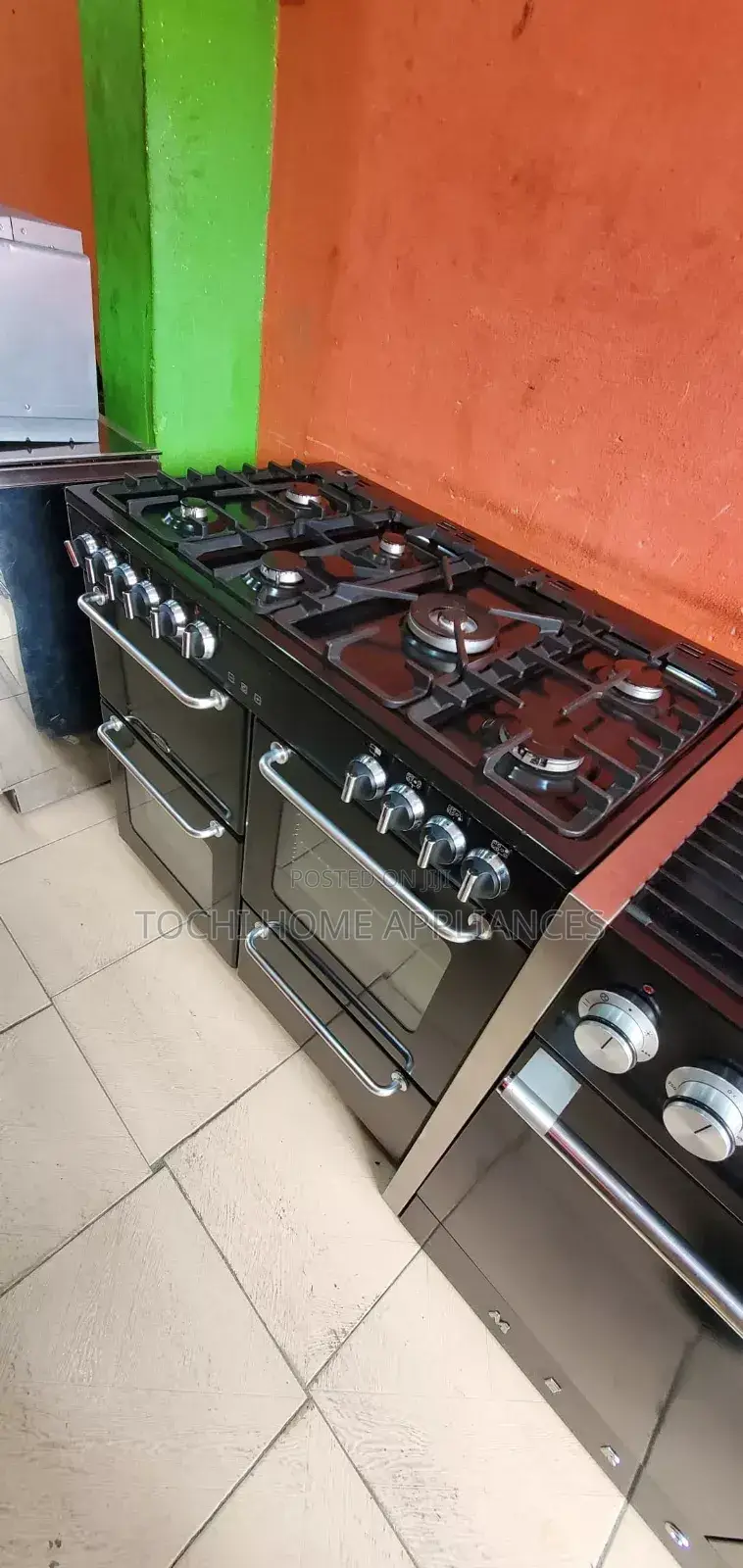 7 Burners Industrial Standing Gas Cooker