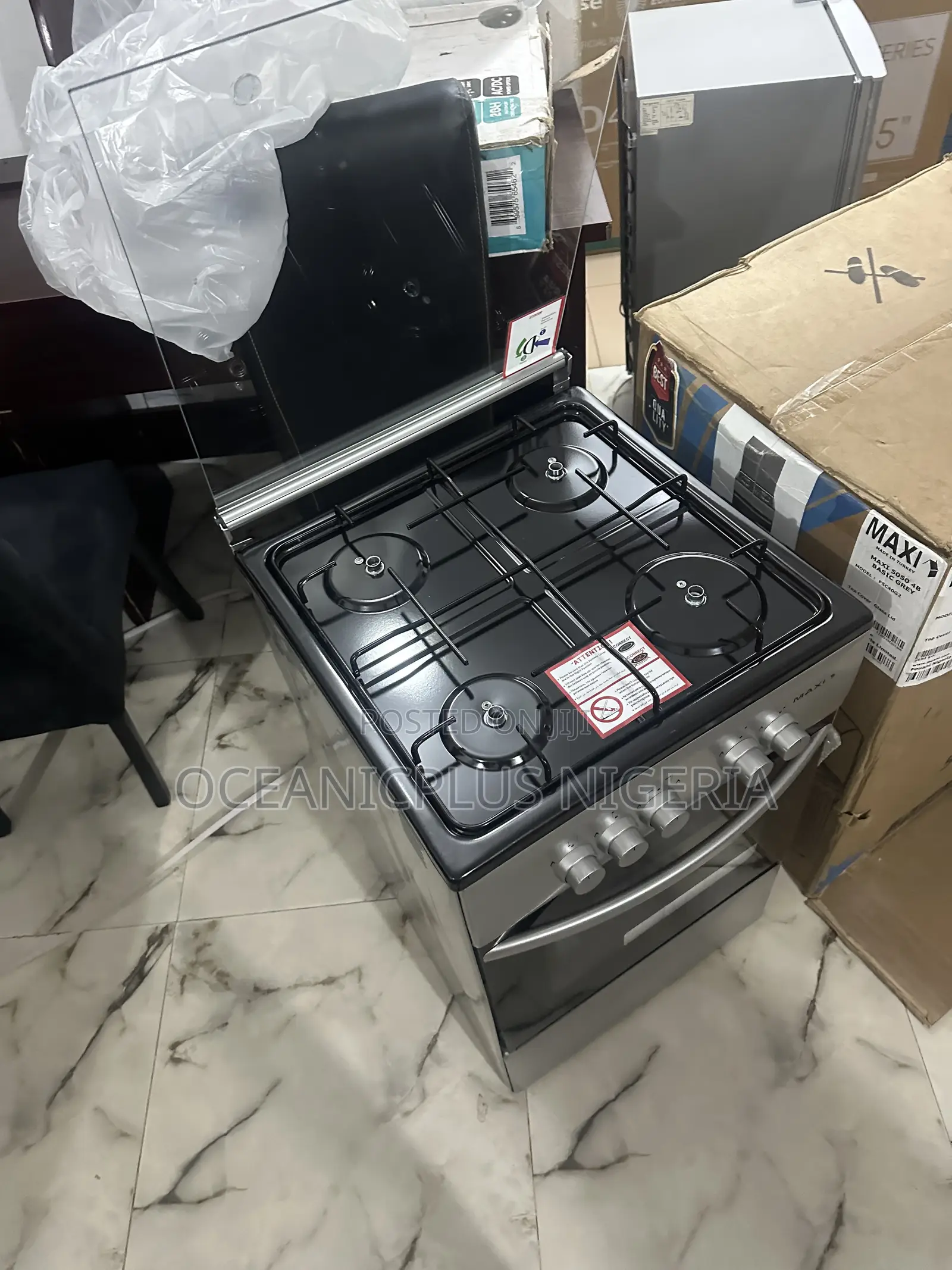 Maxi 50cm 4-Hob Gas Stove Cooker