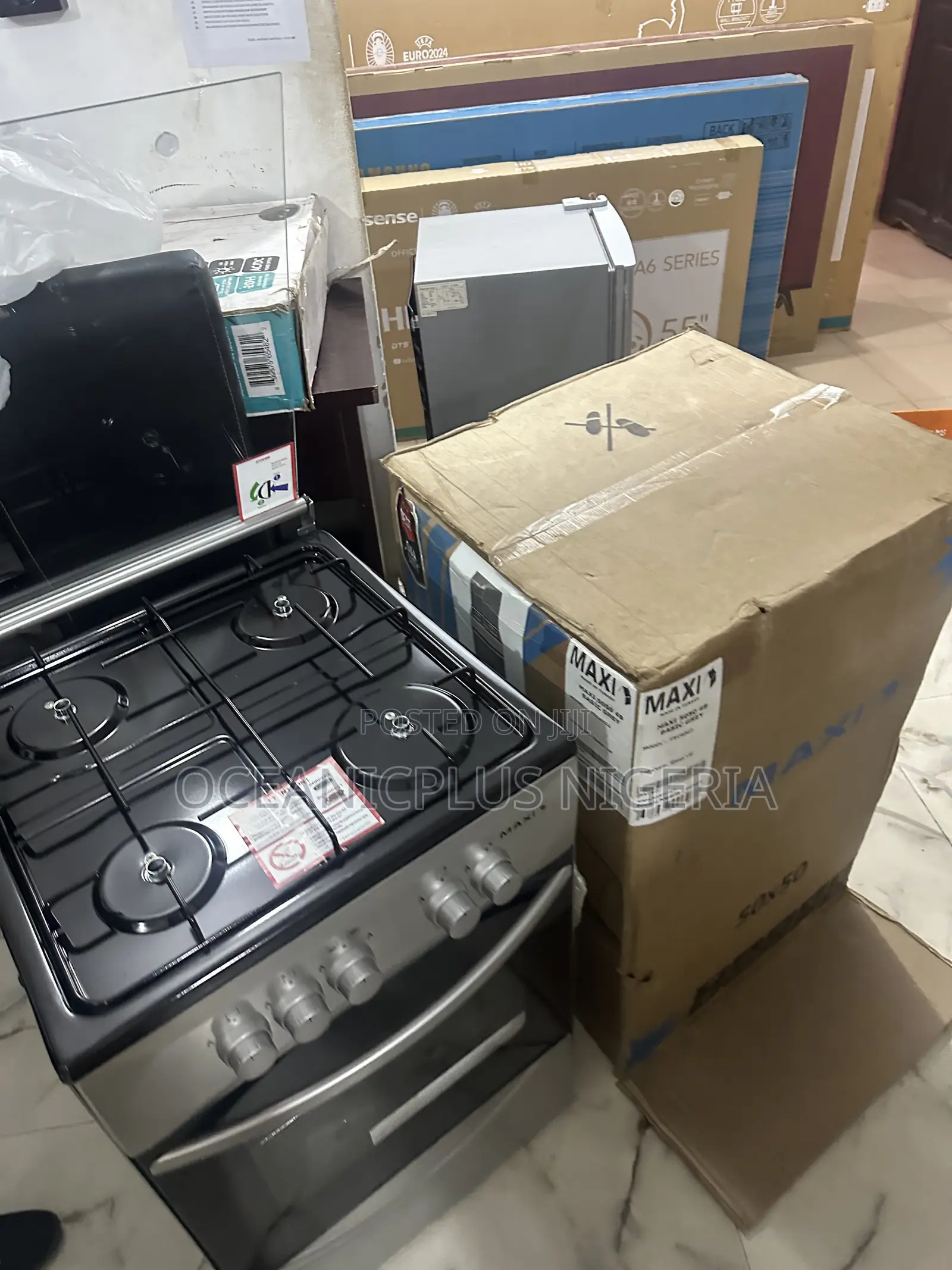 Maxi Basic 4 Burner Set – 50cm Width Gas Cooker