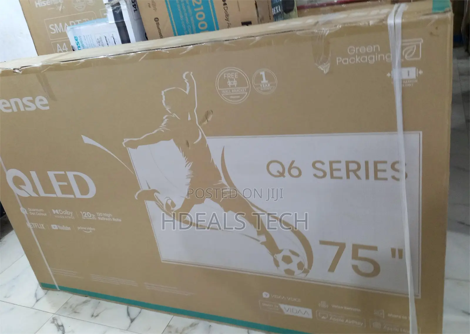 75" Hisense Qled Smart Tv – Google Os