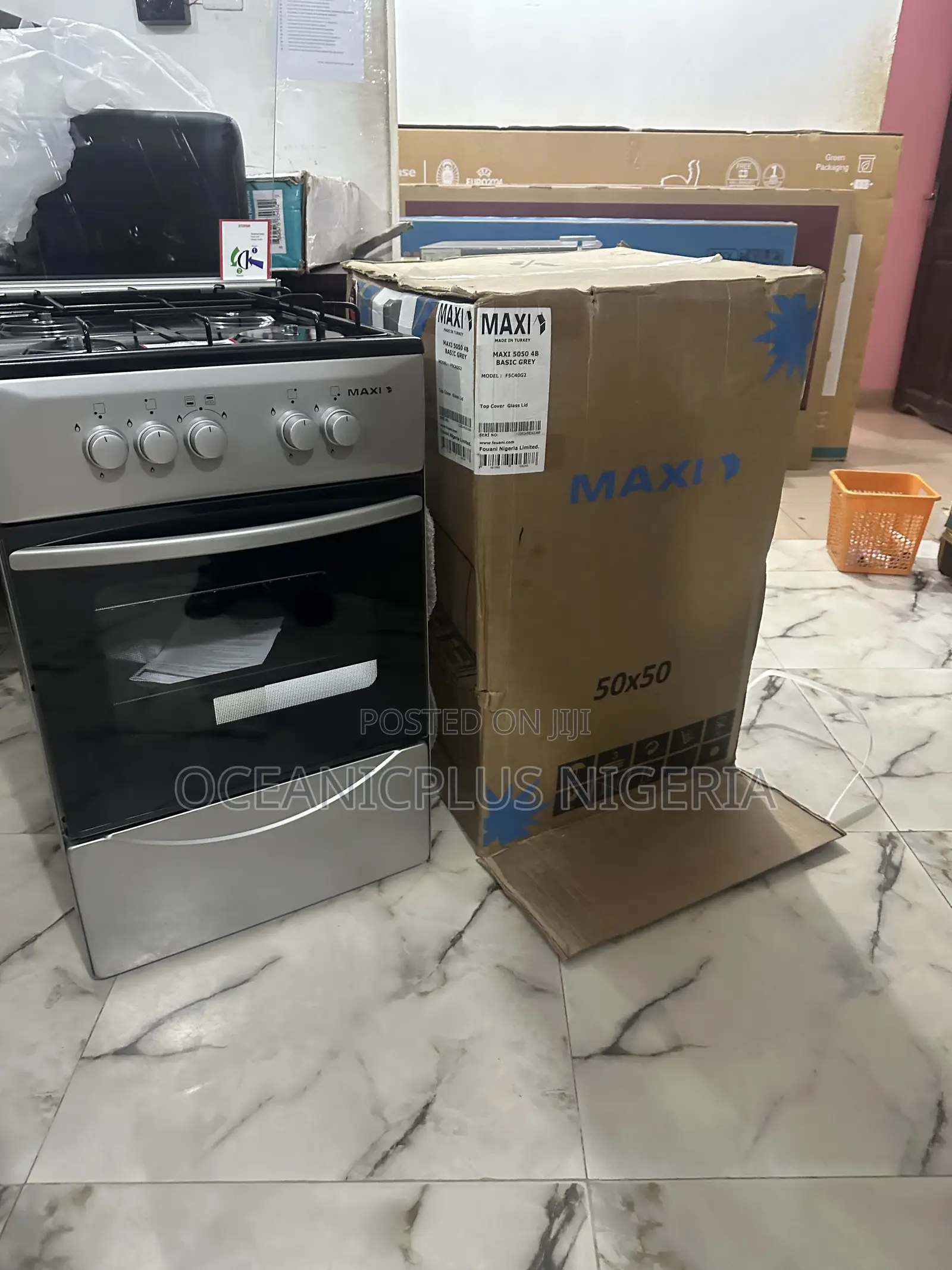 Maxi 4-Burner Utility Gas Cooker – Basic Edition 50*50