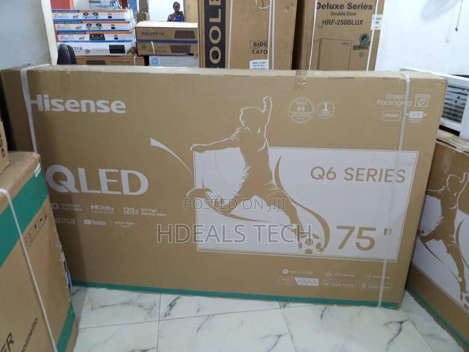Hisense 75” Tv – Quantum Dot Display With Google Tv Os