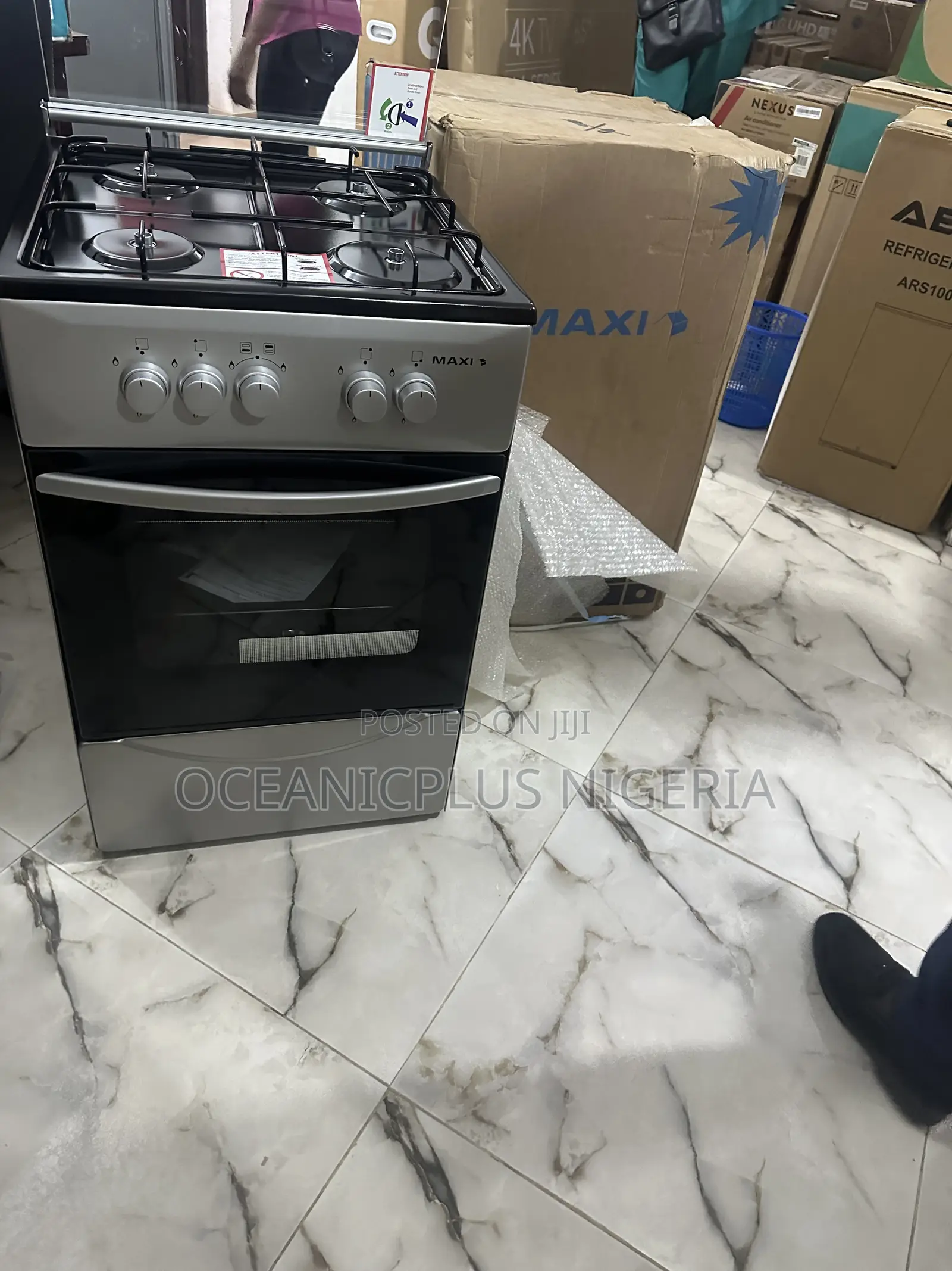 Maxi 4-Burner Cooking Surface – Standard Line Gas Cooker
