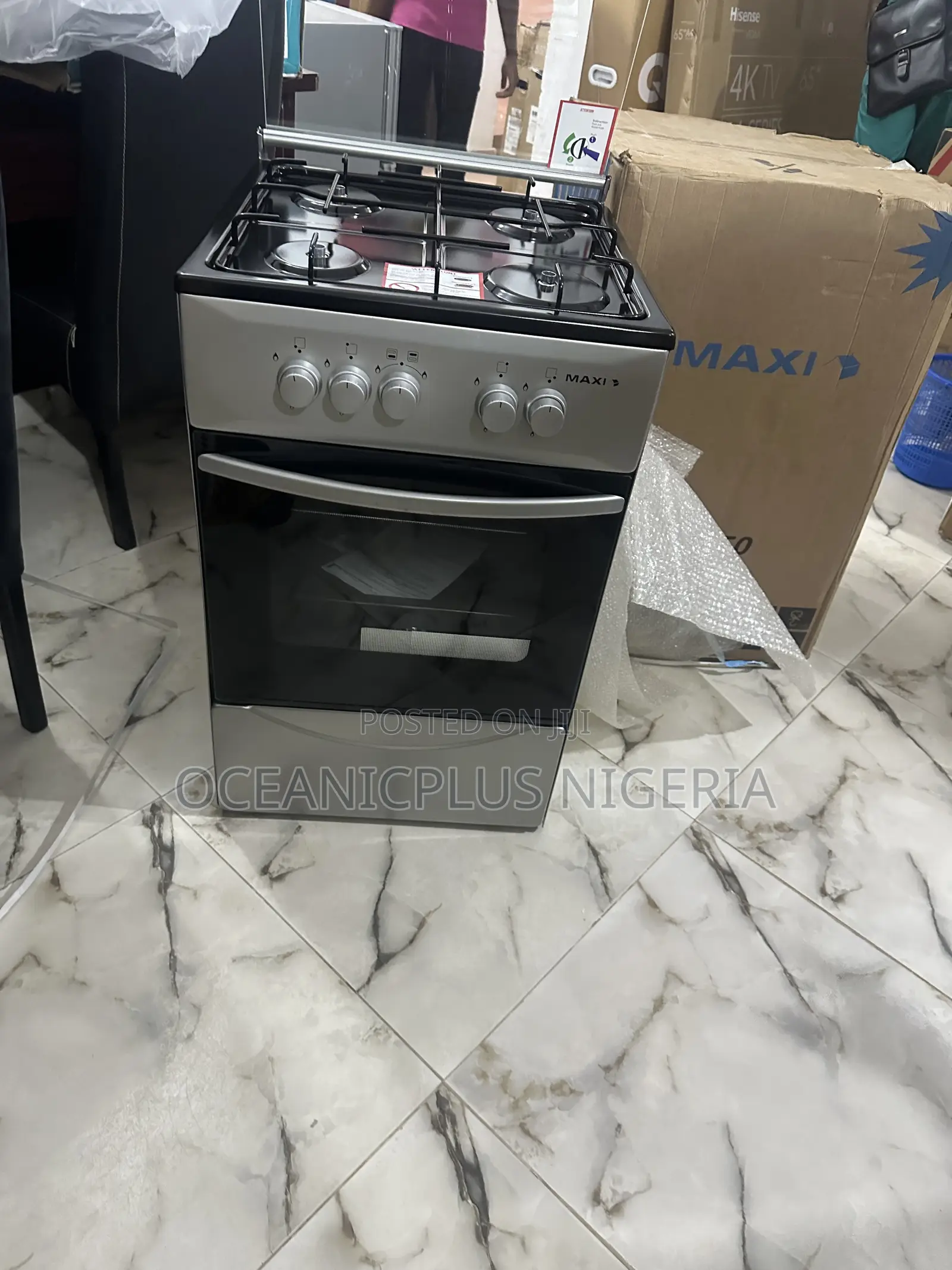 Maxi General-Use Gas Cooker – 50cm Frame 4 Burner