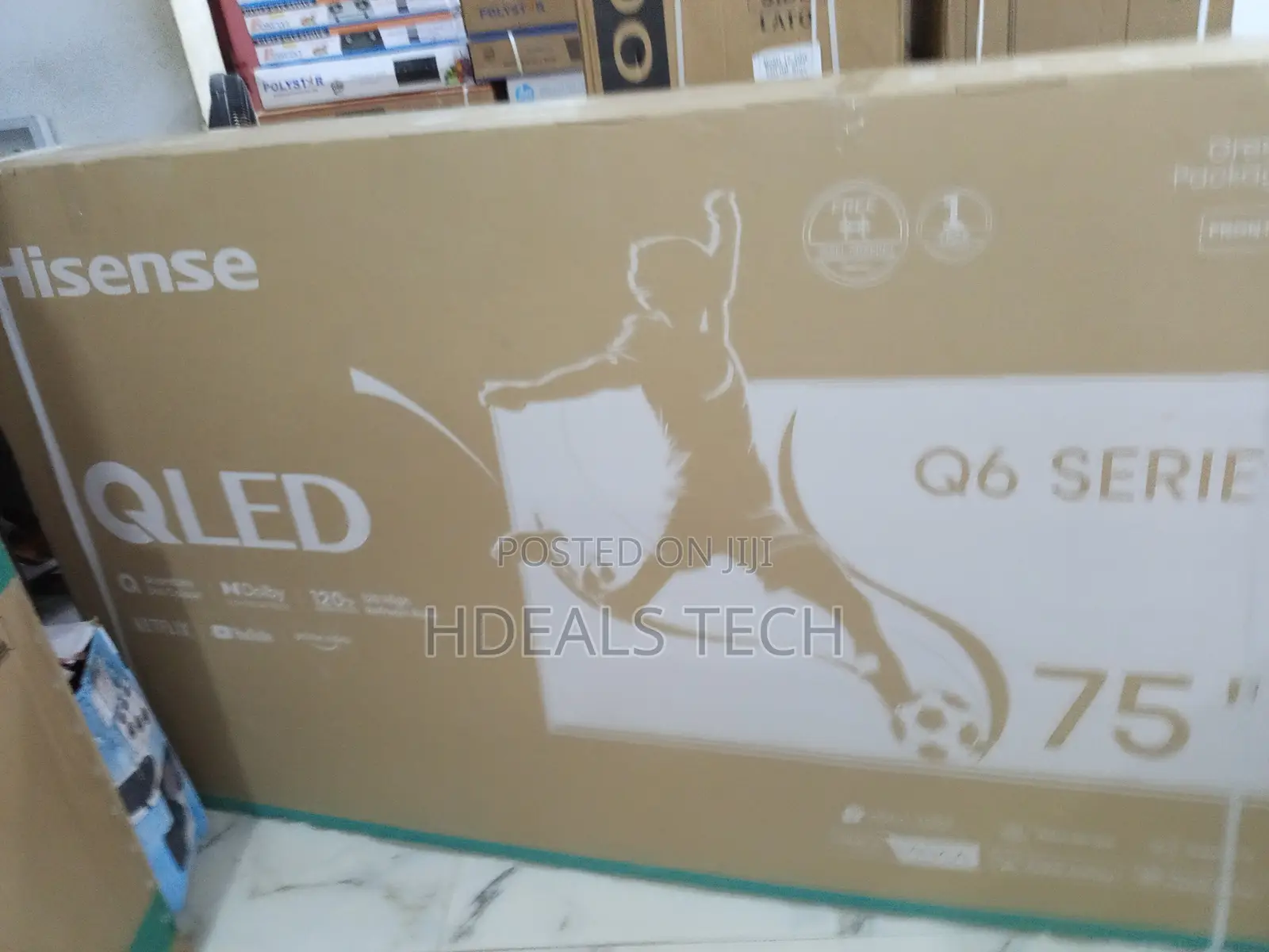 Hisense 75q6n 75" Uhd Qled Smart Tv With Google Assistant