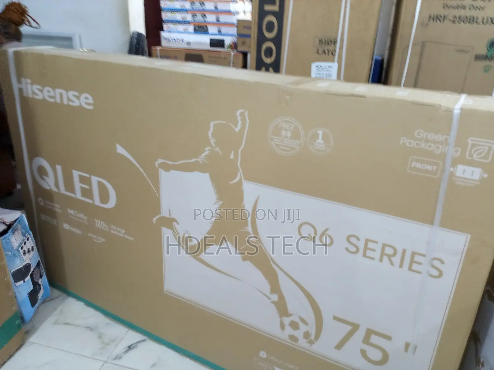 Hisense 75-Inch Qled Smart Tv–75q6n, Hdmi 2.1,Voice Control