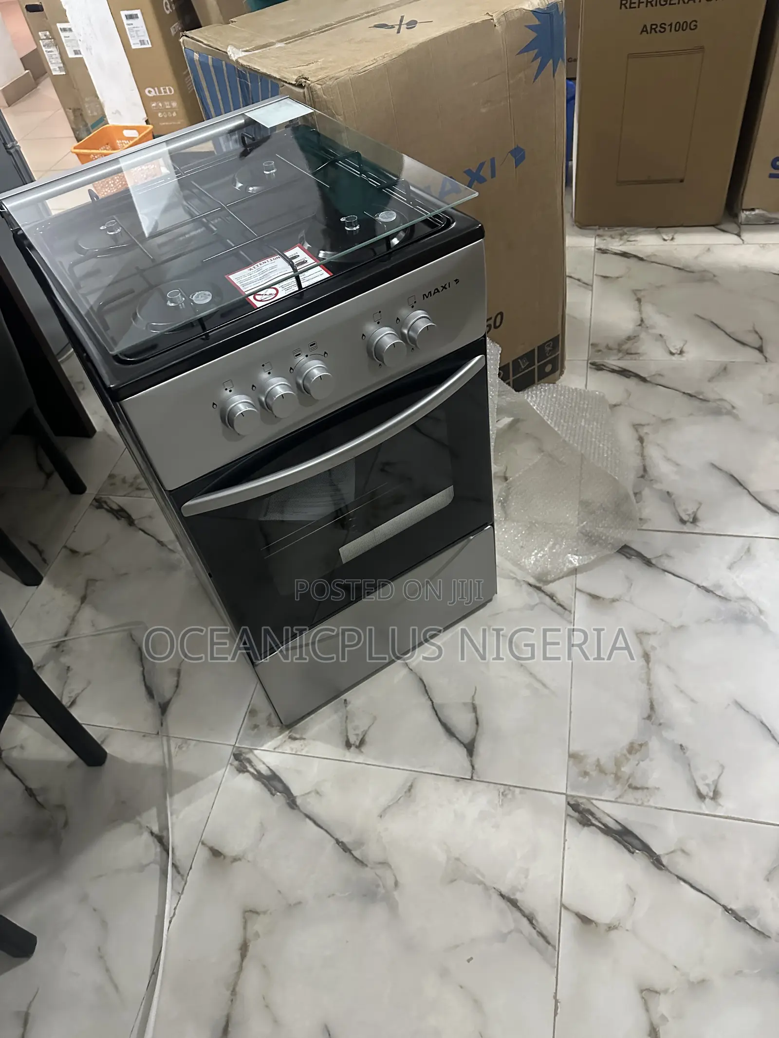 Maxi Household Gas Stove Cooker – 4 Burner Layout