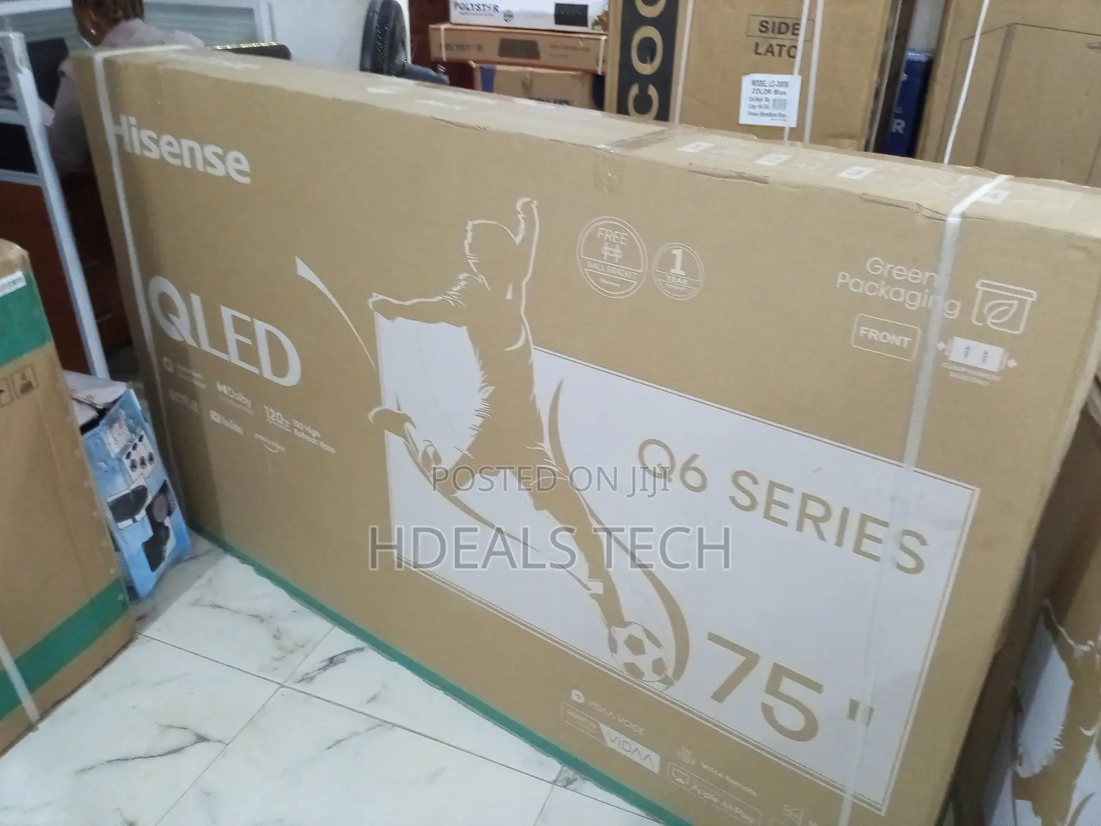 Hisense Q6 Series 75" Qled Smart Google Tv, Hdr,Game Mode