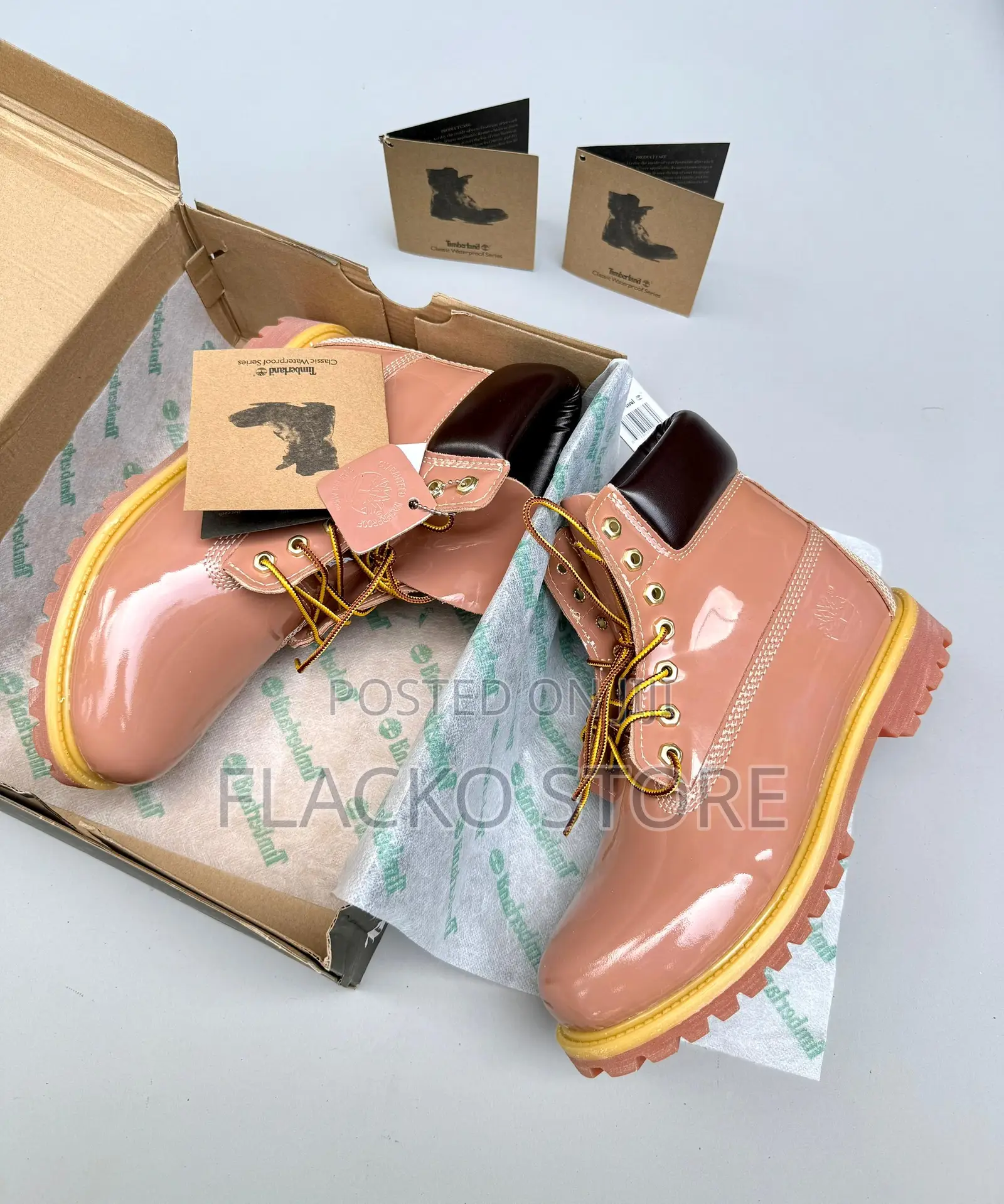 Original Venedaa Carter X Timberland Patent Boots