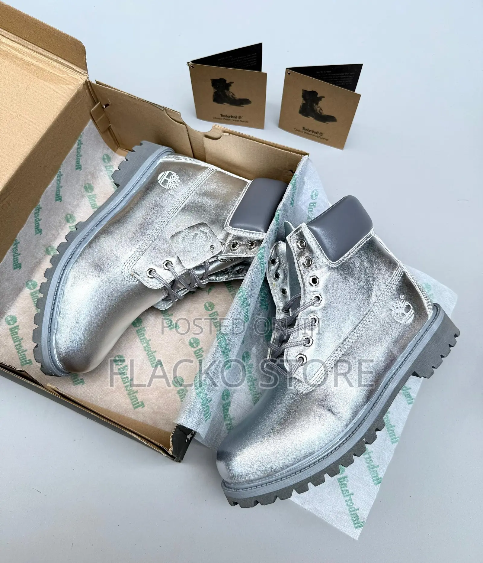 Original Venedaa Carter X Timberland Patent Boots