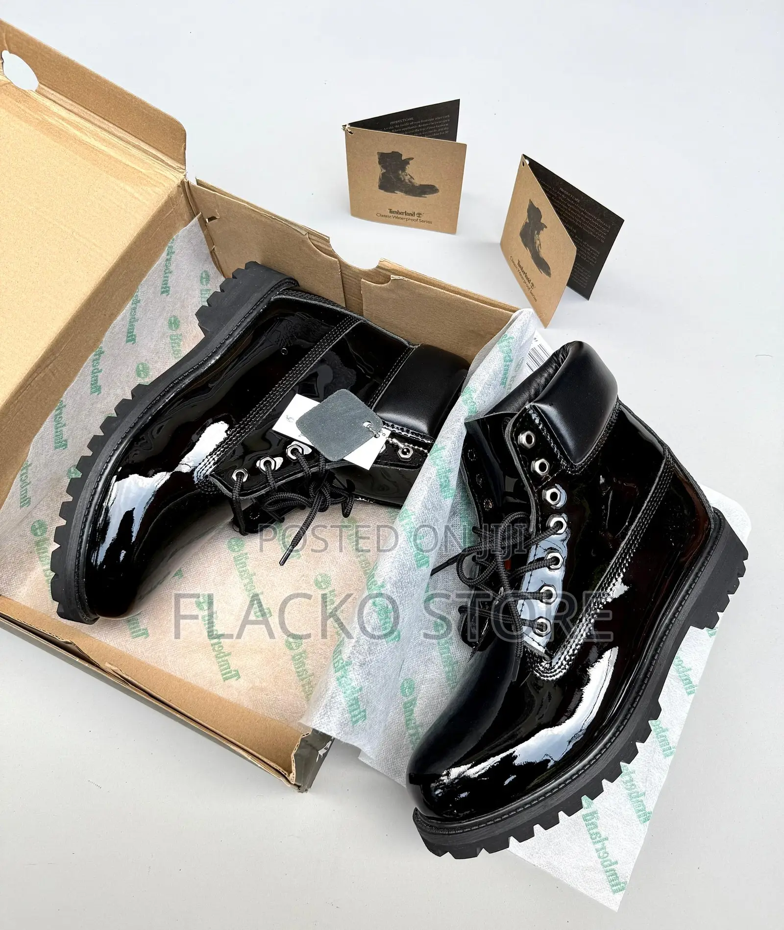 Original Venedaa Carter X Timberland Patent Boots