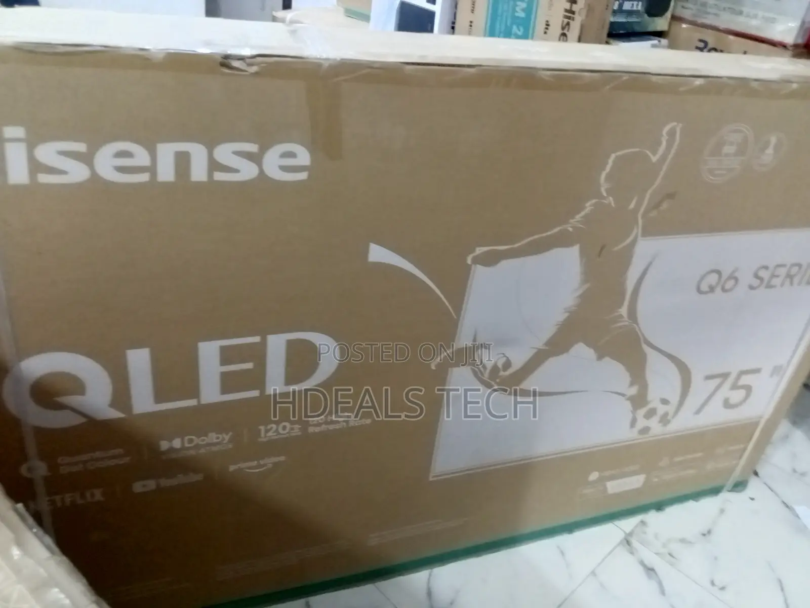 Hisense 75" Qled Smart Tv – Model 75q6n, Quantum Dot, Wifi