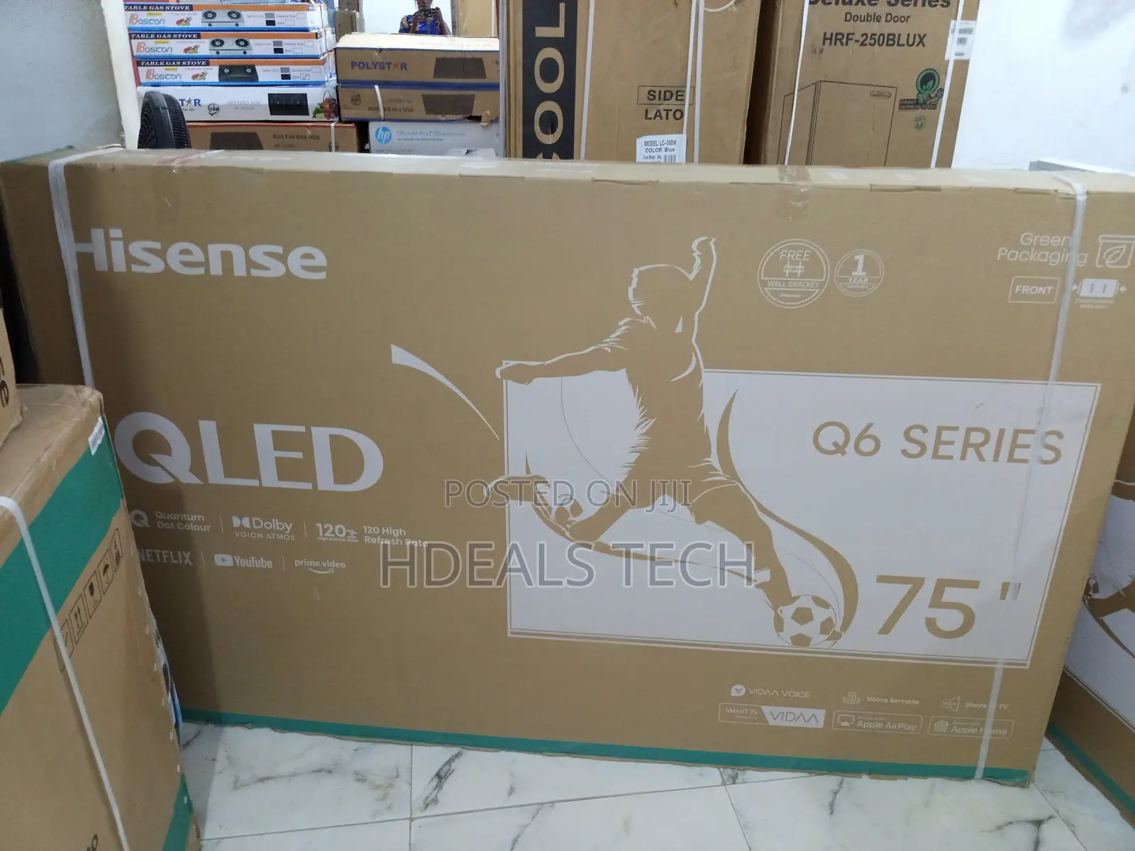 Hisense 75" Qled Smart Tv – Model 75q6n, Quantum Dot, Wifi