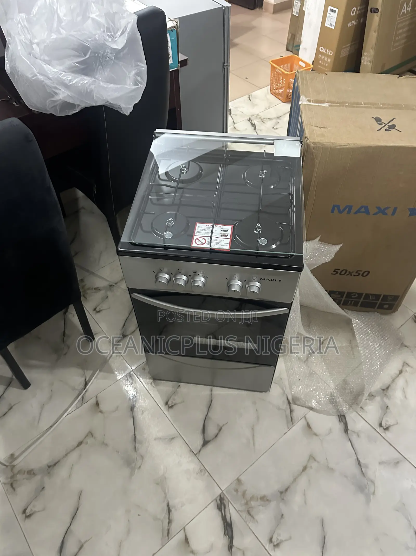 Maxi Standard Gas Cooker – 50cm Cooking Area With 4 Burners