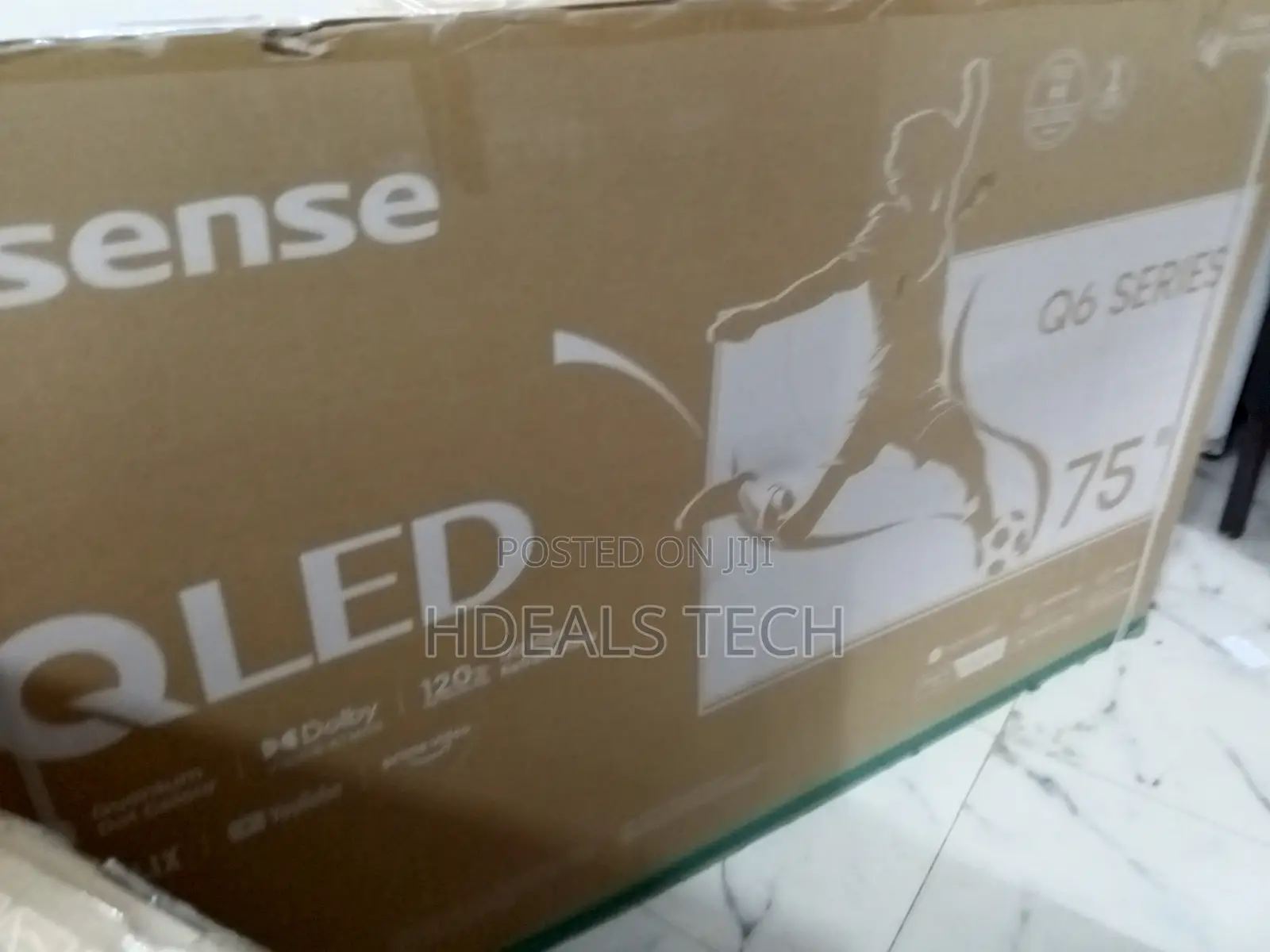 Hisense 75q6n–75" Qled Google Tv With Ai Upscaling Hdr10+