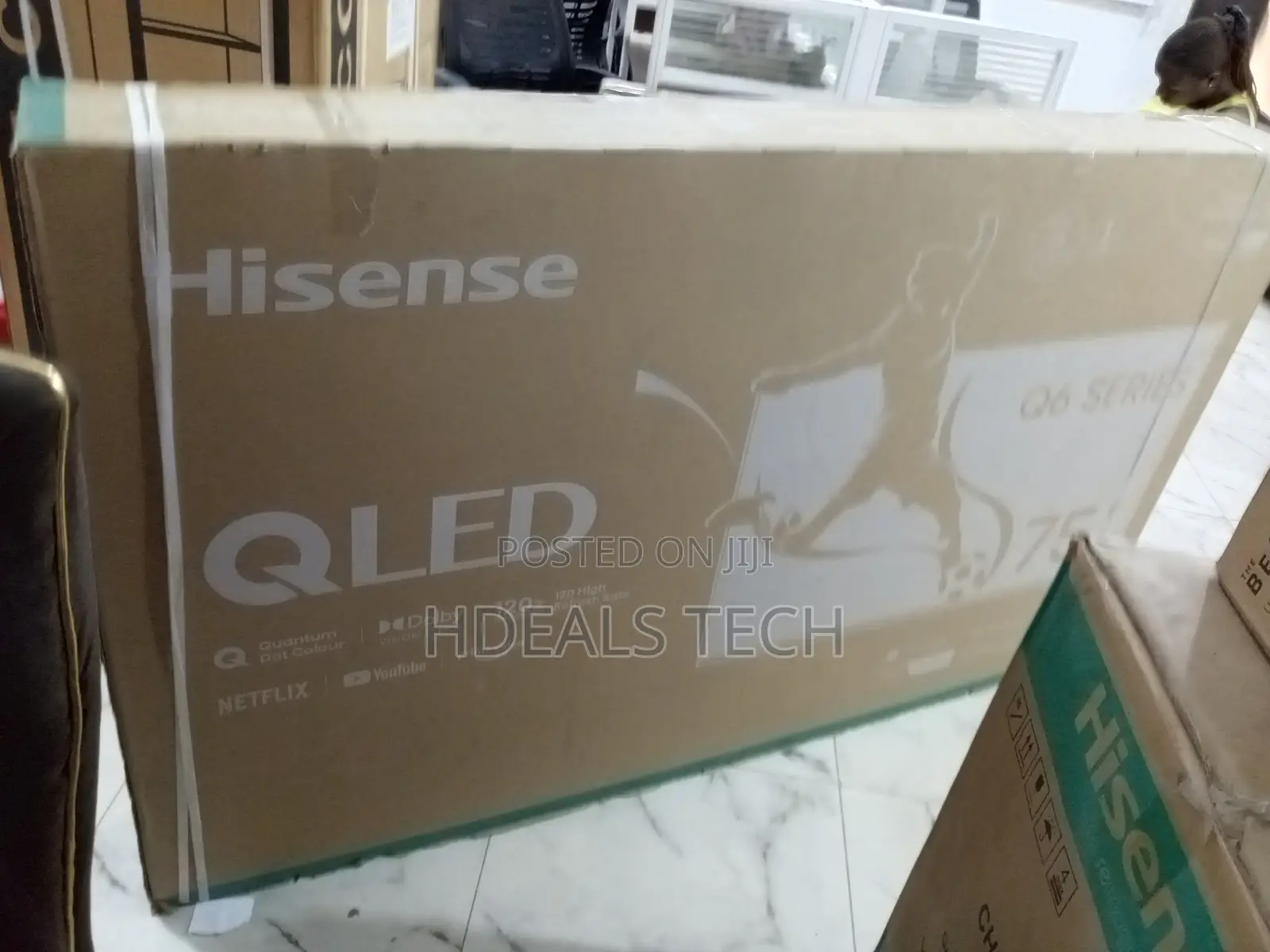 Clear View Hisense 75" Qled Tv 75q6n