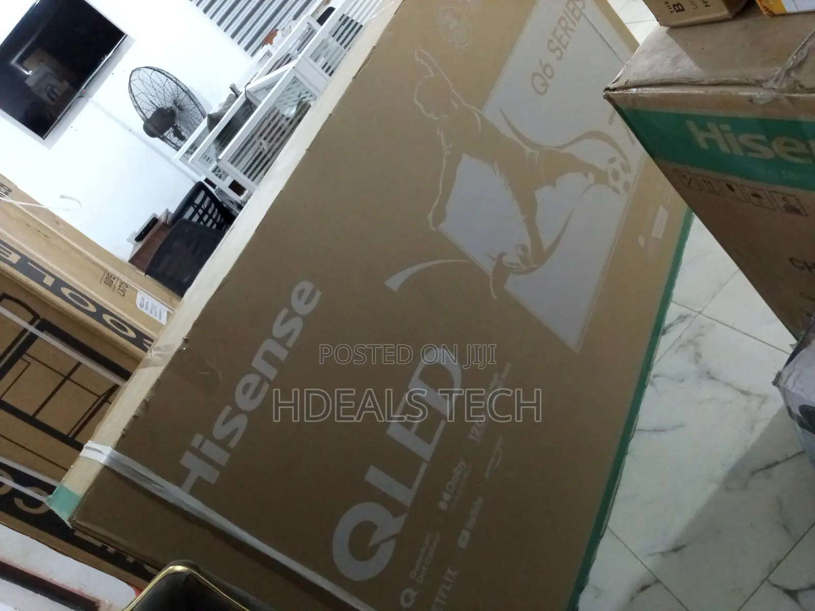 Clear View Hisense 75" Qled Tv 75q6n
