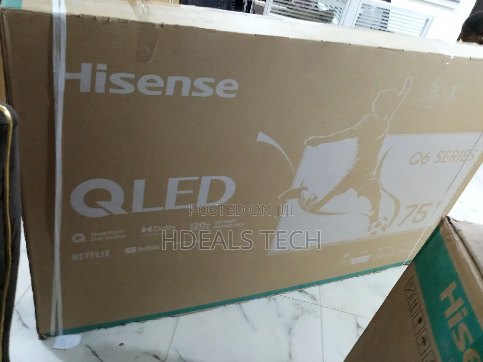 Easy to Operate Hisense 75" Qled Tv 75q6n