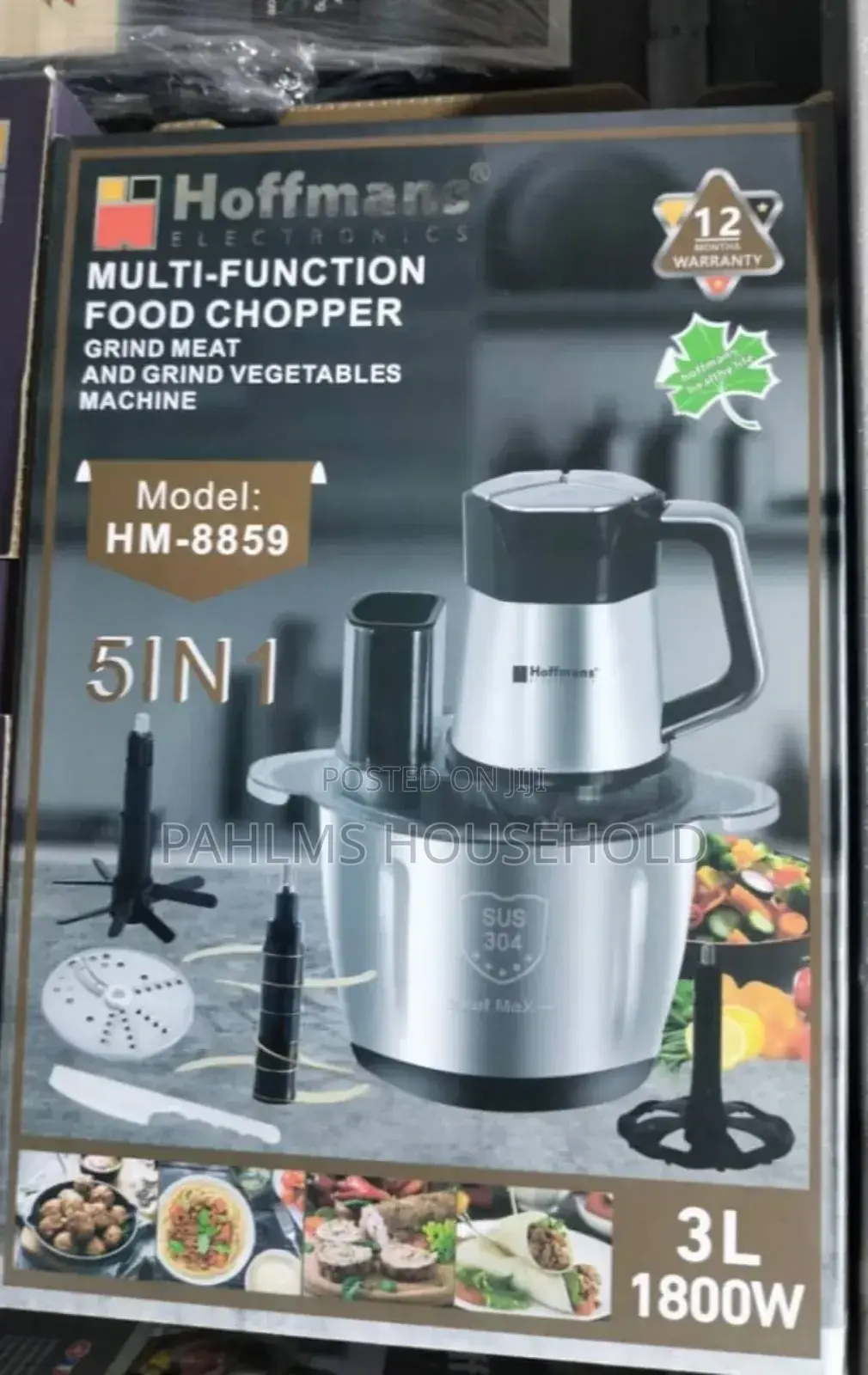 5in1 Multifunction Food Chopper ,Processor