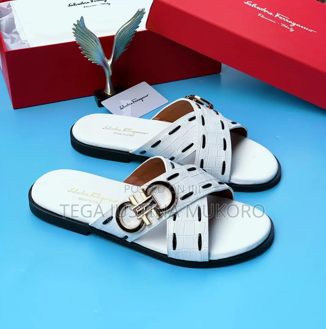 Salvatore Ferragamo Men's Pam Slippers
