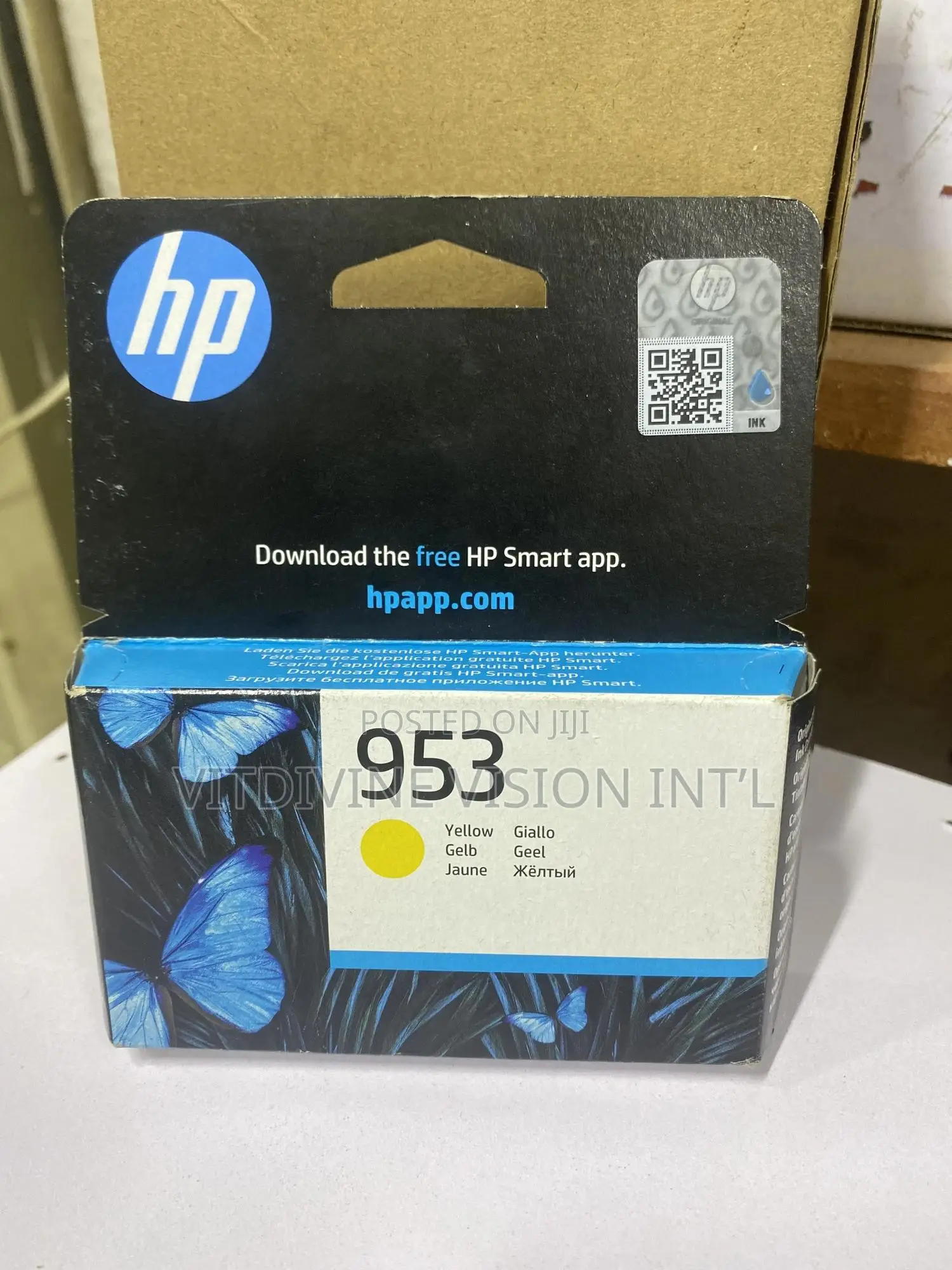 Hp 953 Ink Cartridge Cyan,Yellow Mage Pro 7720,7740