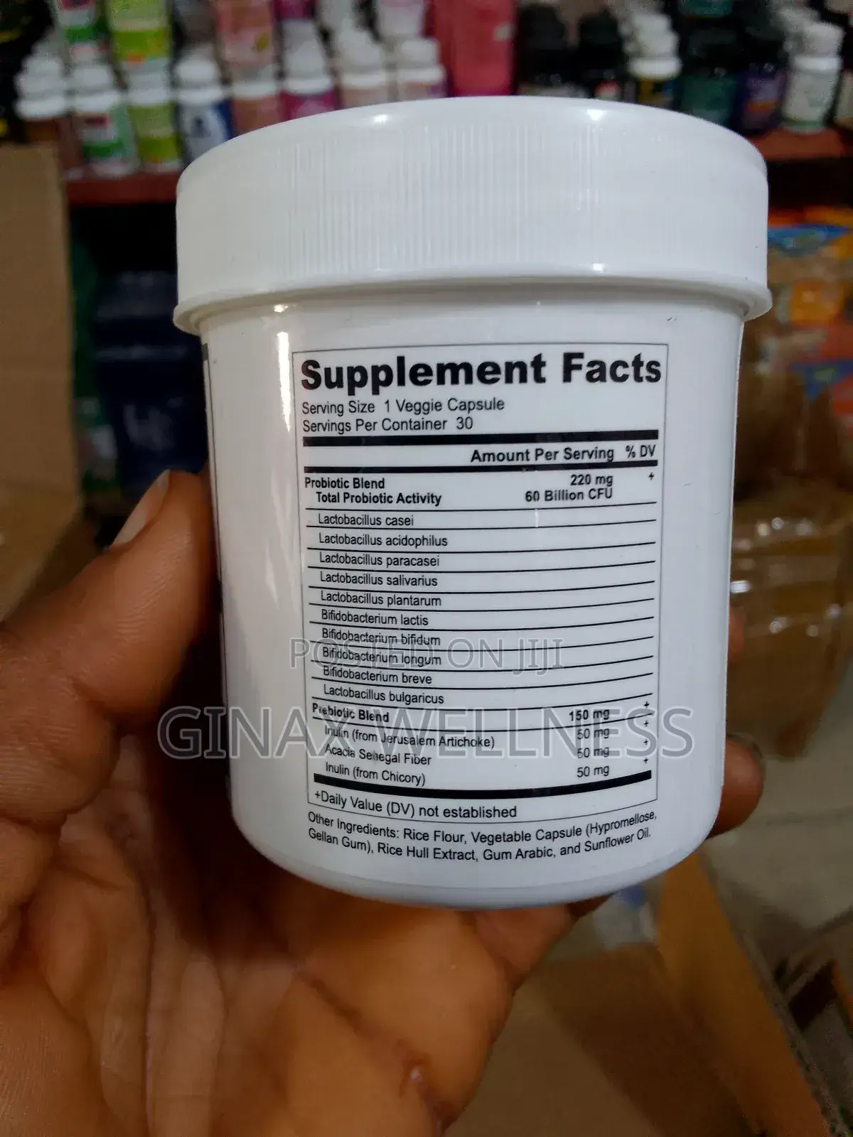 60 Billion Probiotic Capsules With 10 Strains