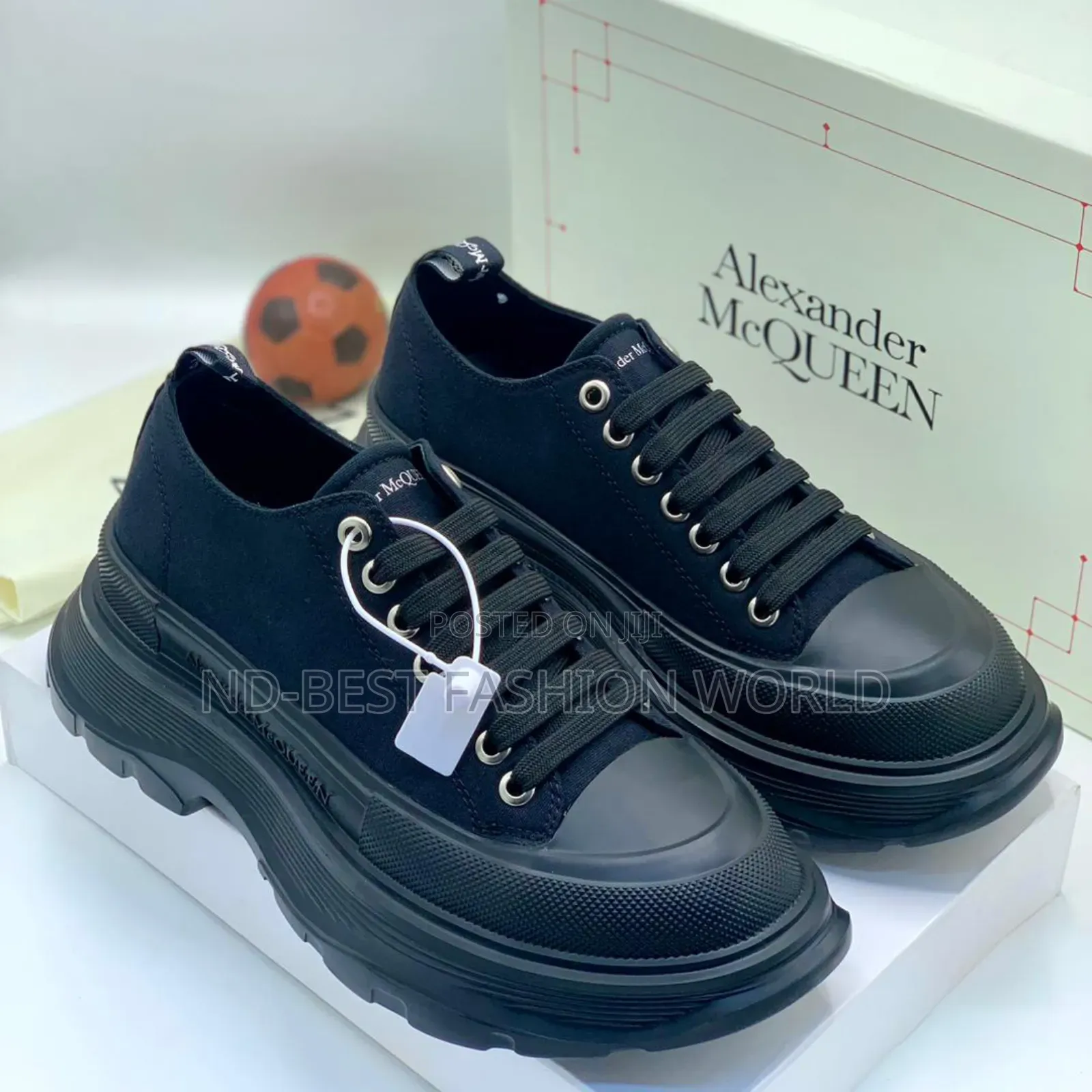 Alexander McQueen Black Luxury Sneakers