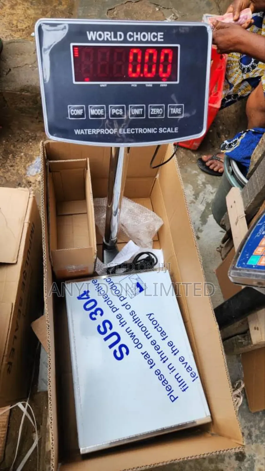 Waterproof Electronic Digital Platform Scale to 150kg