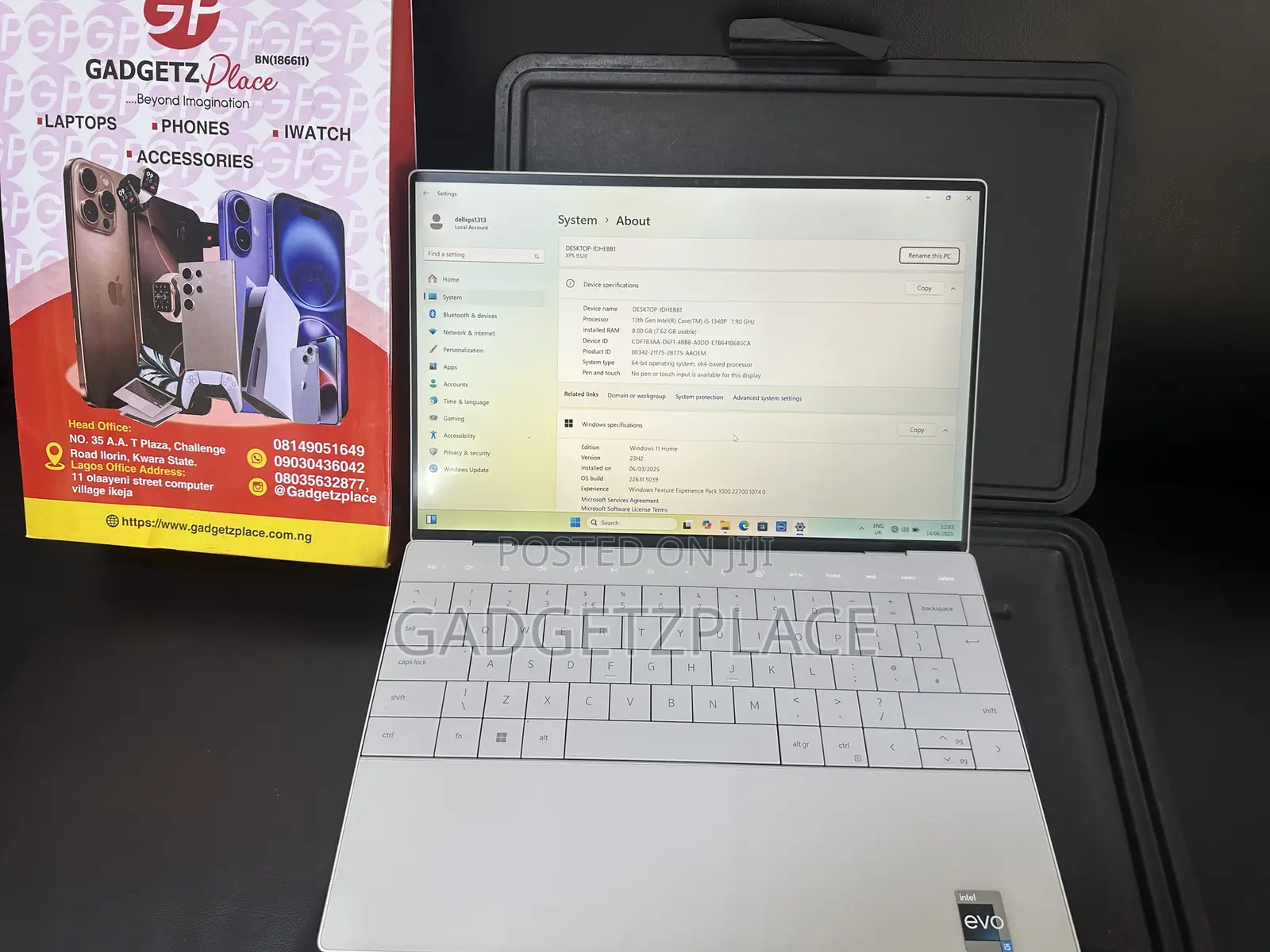 Laptop Dell XPS 13 9320 8GB Intel Core I5 SSD 512GB