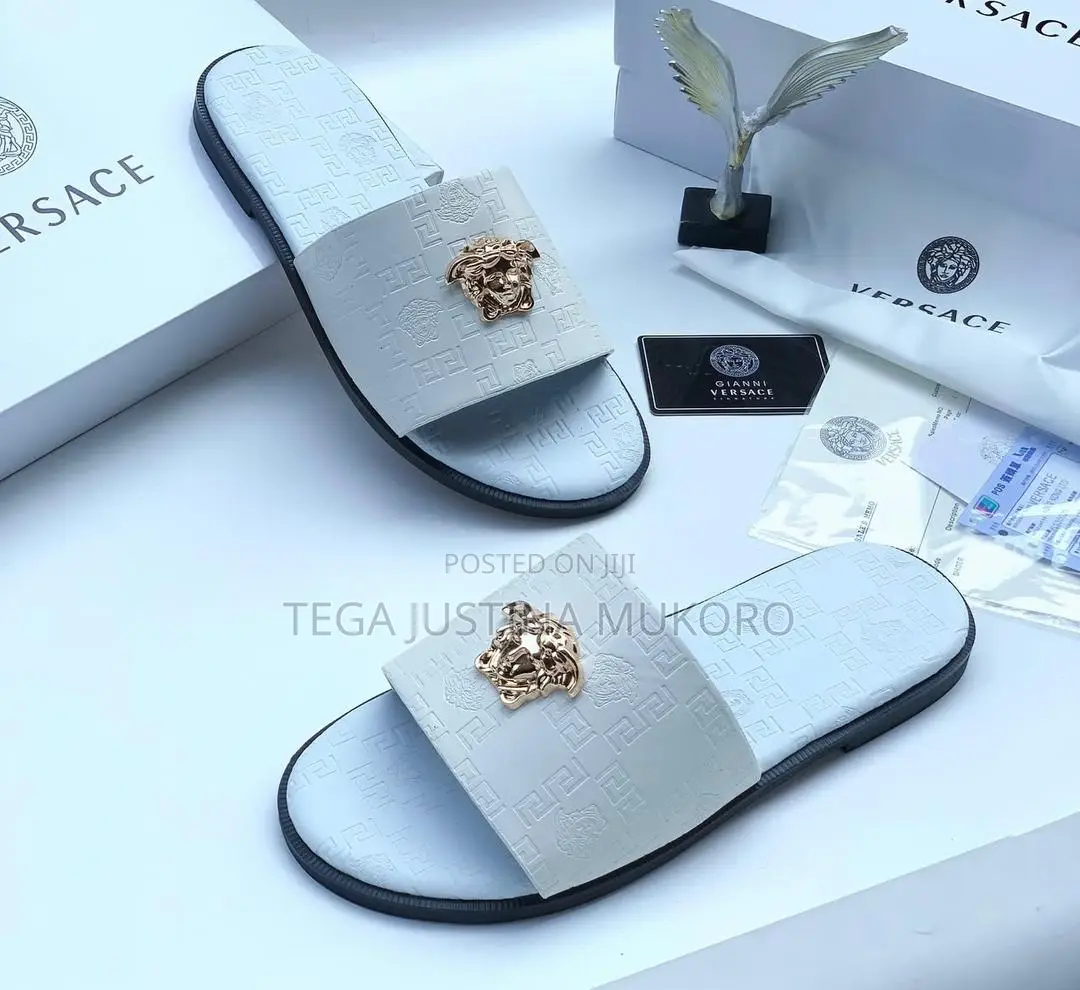 Italian Leather Pam Slippers