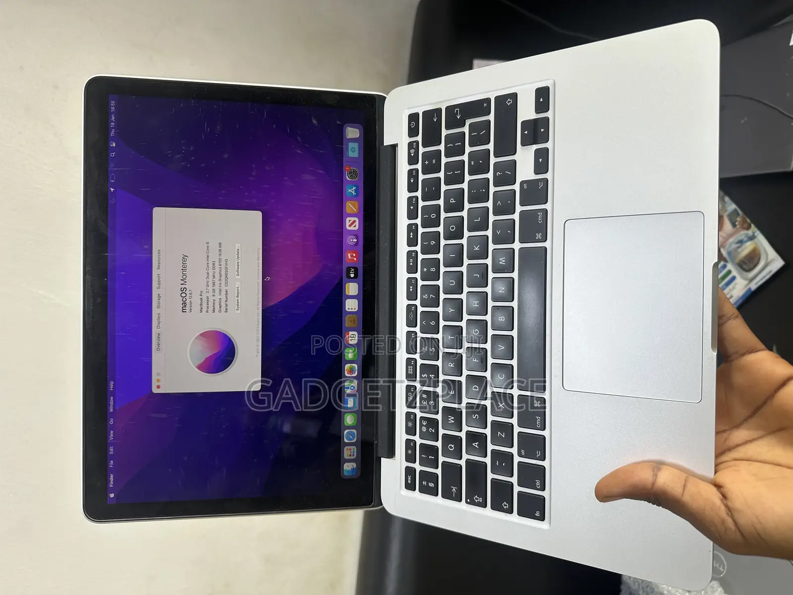 Laptop Apple MacBook Pro 8GB Intel Core I5 SSD 128GB