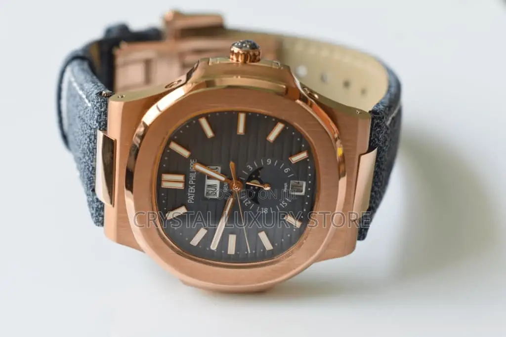 Patek Philippe Quality Luxury Men Jean Strap Wristwatch
