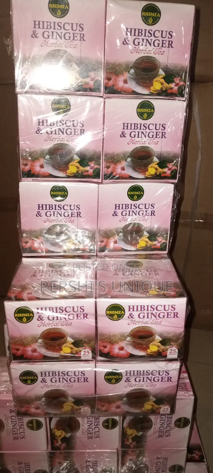 Hibiscus and Ginger Herbal Tea