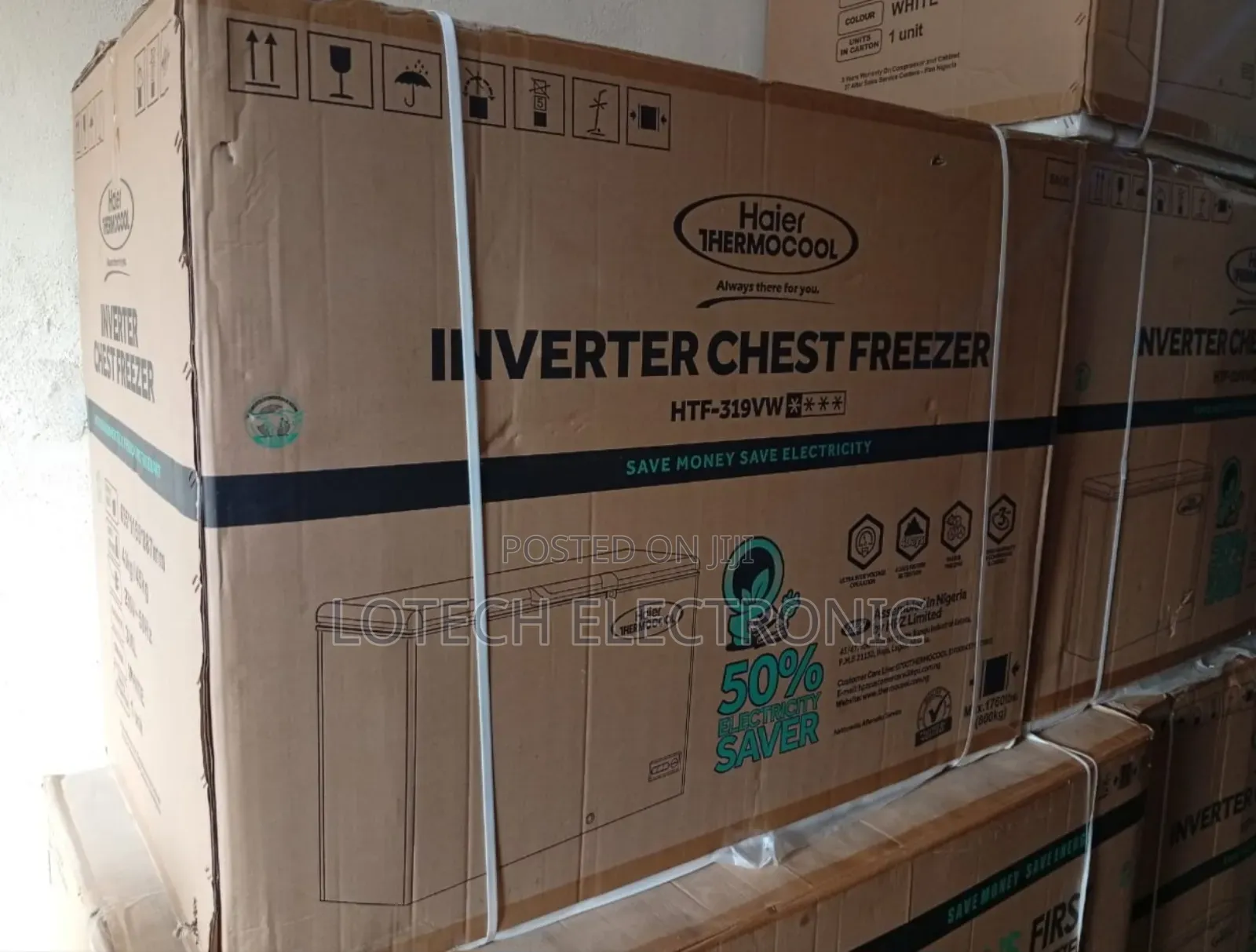 Haier Thermocool 306l Freezer
Model: HTF-319vw Inverter