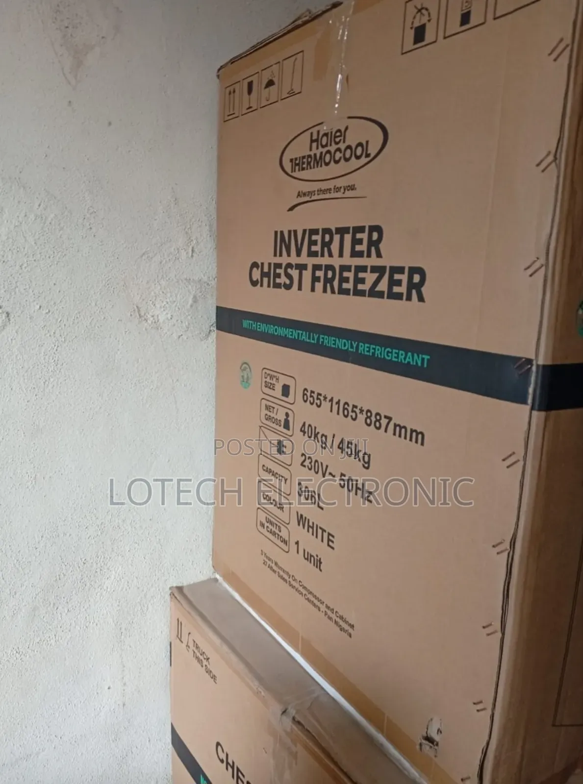 Haier Thermocool 306l Freezer
Model: HTF-319vw Inverter