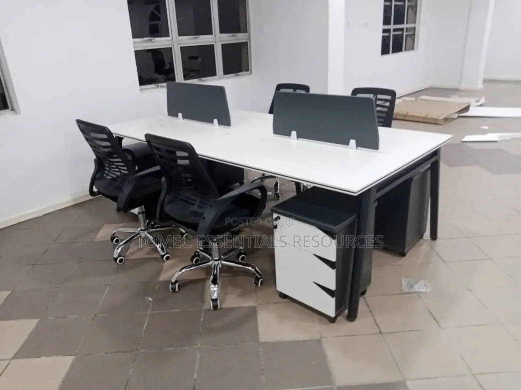 Imported Modern 4man Workstation Desk For Office Work