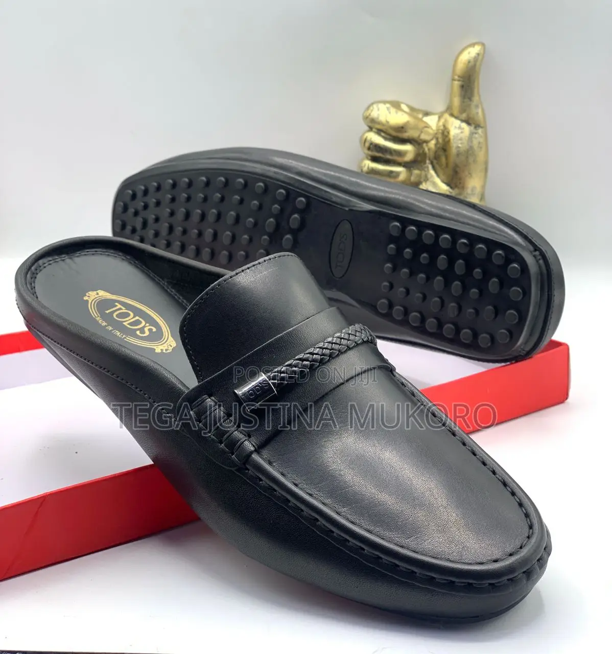 Tod's Original Leather Men's Half Shoes