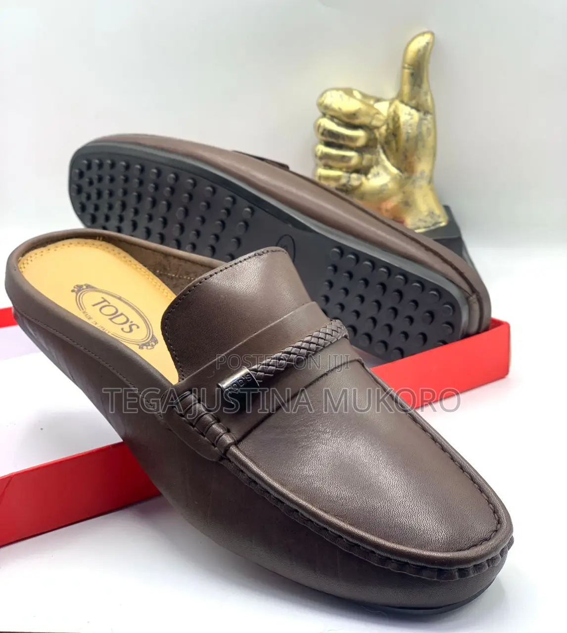 Tod's Original Leather Men's Half Shoes