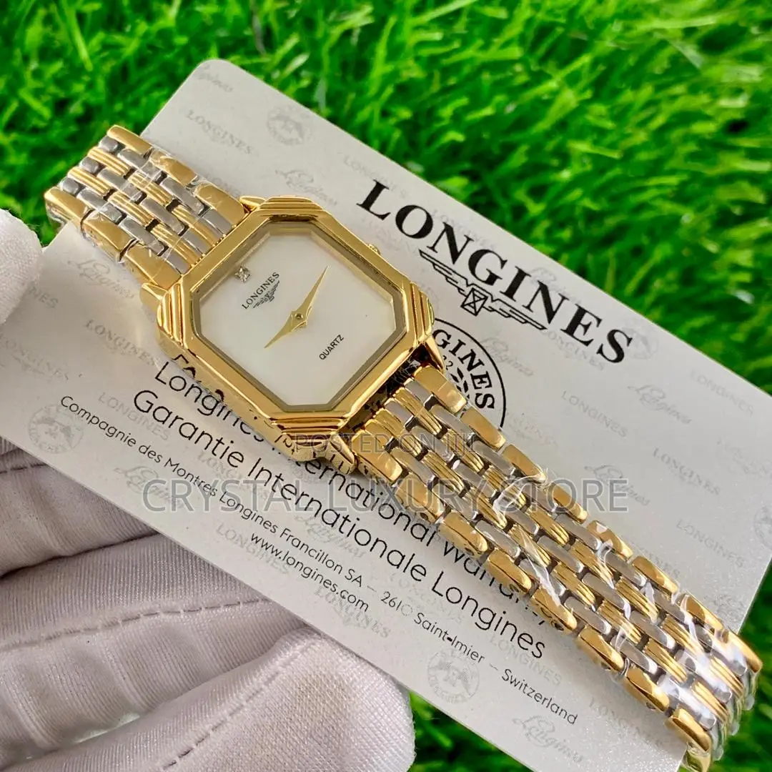 Longines Quality Luxury Ladies Chain Strap Wristwatch